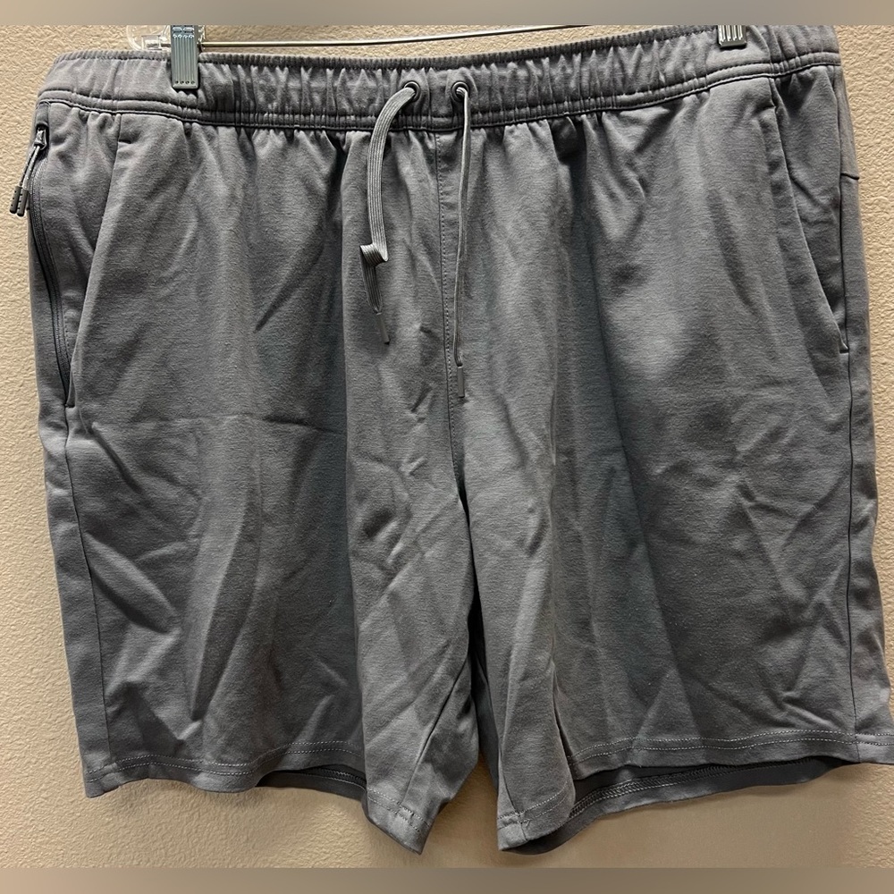 Member’s Mark - XXL - New With Tags Men's Gray Drawstring Active Shorts